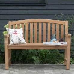 DeVries Woodie Gartenbank 120x57cm Teak -GartenMöbelPro Verkäufe 1250604 2