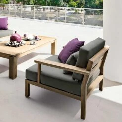 Apple Bee XXL-Factor Loungesessel Teak/Bee Wett Teak Antique/Pavement -GartenMöbelPro Verkäufe 1251352 2