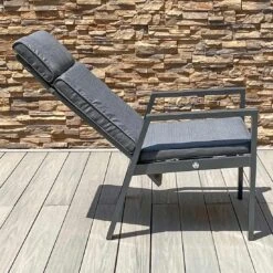 OUTLIV. Barcelona Gartensessel Aluminium/Olefin Anthrazit/Grau -GartenMöbelPro Verkäufe 1251671 4