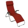 Sungörl Dreamliner Bäderliege Aluminium/Olefin Silber/Kabana Red -GartenMöbelPro Verkäufe 1253860 1