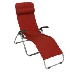 Sungörl Dreamliner Bäderliege Aluminium/Olefin Silber/Kabana Red