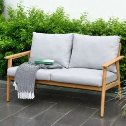 LifestyleGarden Eve Gartensofa Teak/Olefin Teak/Grau -GartenMöbelPro Verkäufe 1254927 2