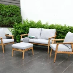 LifestyleGarden Eve Gartensofa Teak/Olefin Teak/Grau -GartenMöbelPro Verkäufe 1254927 3