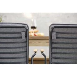 Stern Levi Stapelsessel Edelstahl/Teakarmlehnen Anthrazit -GartenMöbelPro Verkäufe 1258590 8