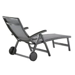 Sieger Royal Gartenliege Aluminium/Textilene Eisengrau/Hellgrau -GartenMöbelPro Verkäufe 1262077 2