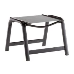 Sieger Royal Hocker Aluminium/Textilux® Eisengrau/Hellgrau