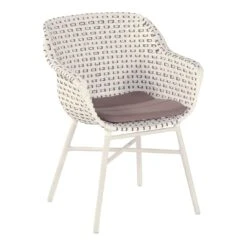 Hartman Delphine Gartensessel Aluminium/Geflecht Weiß/Moccacino -GartenMöbelPro Verkäufe 1262550 2