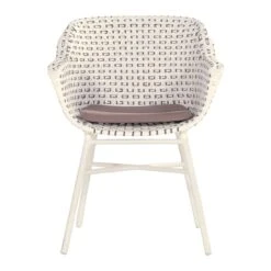 Hartman Delphine Gartensessel Aluminium/Geflecht Weiß/Moccacino -GartenMöbelPro Verkäufe 1262550 3