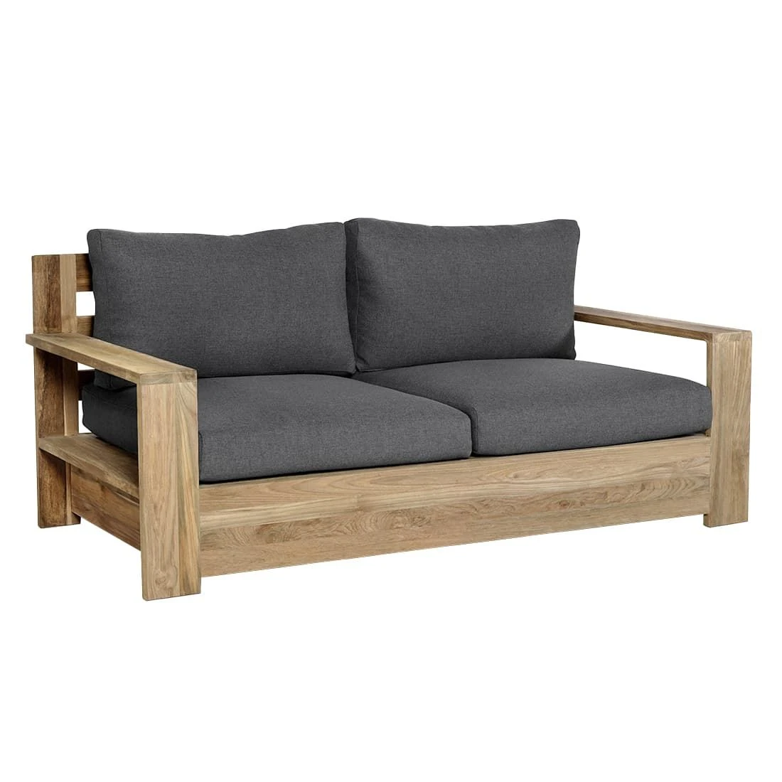 OUTLIV. Castello Gartensofa Teak/Sunproof Natur/Dunkelgrau 3 OUTLIV. Castello Gartensofa Teak/Sunproof Natur/Dunkelgrau