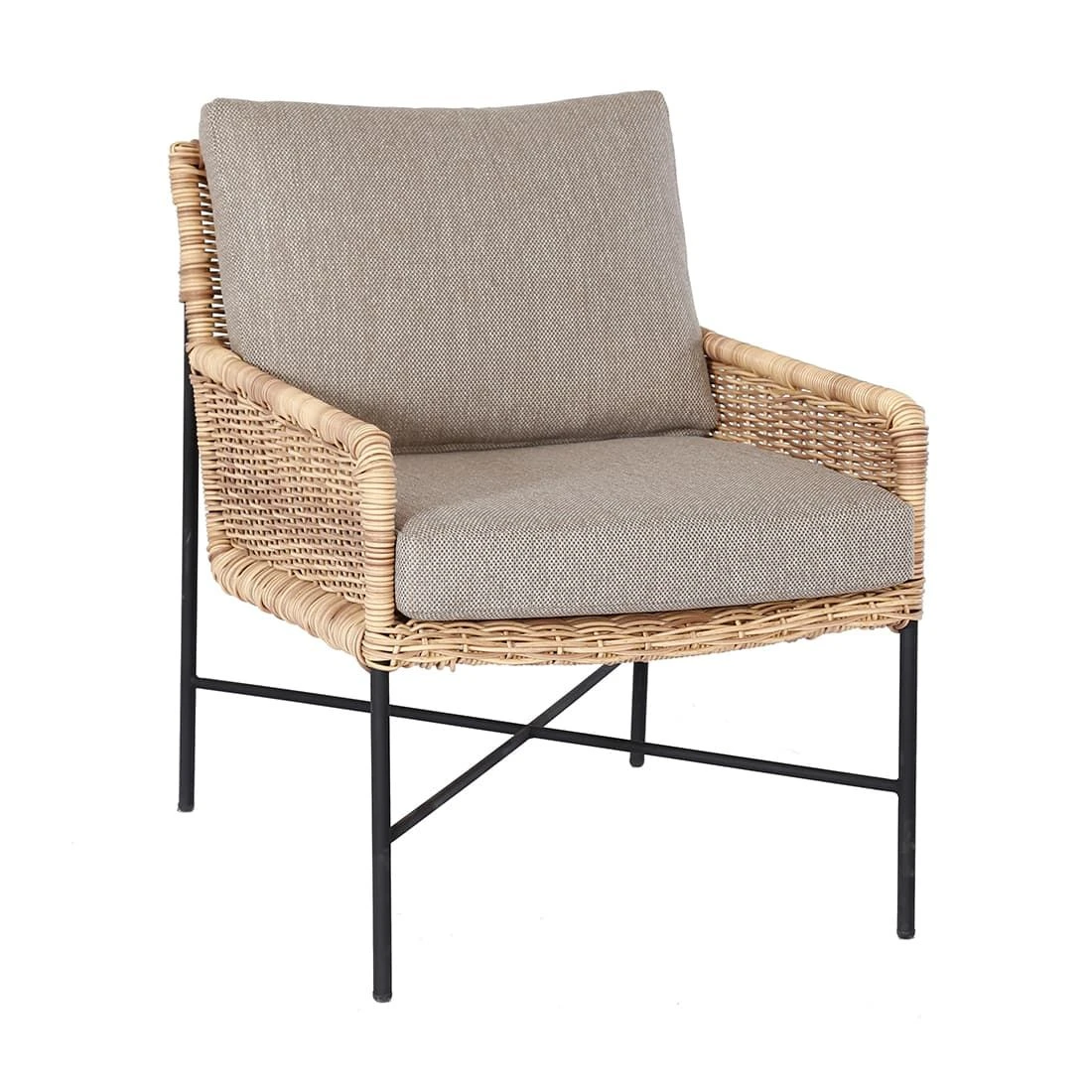 OUTLIV. Estoril Gartensessel Stahl/Geflecht Natur/Sand 3 OUTLIV. Estoril Gartensessel Stahl/Geflecht Natur/Sand