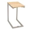 LifestyleGarden Portals Beistelltisch 47x30cm Aluminium/Teak Korallensand-Matt/Teak -GartenMöbelPro Verkäufe 1282988 1