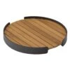 Zebra Carry Tablett Ø45 Cm Aluminium Graphit/Teak -GartenMöbelPro Verkäufe 1290094 1