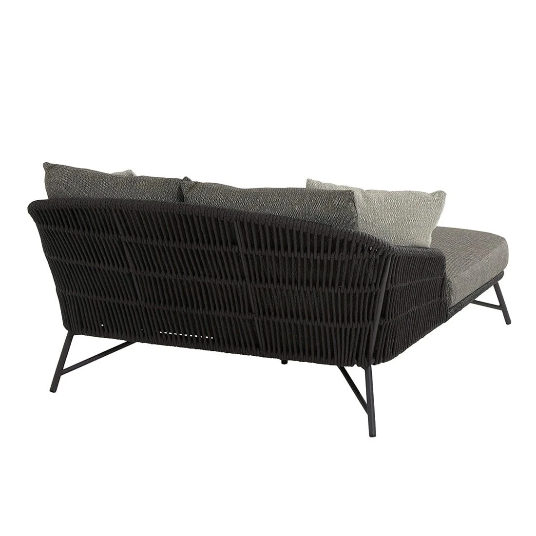 4Seasons Marbella Daybed Aluminium/Rope Anthrazit/Hellgrau 6 4Seasons Marbella Daybed Aluminium/Rope Anthrazit/Hellgrau – Bild 4