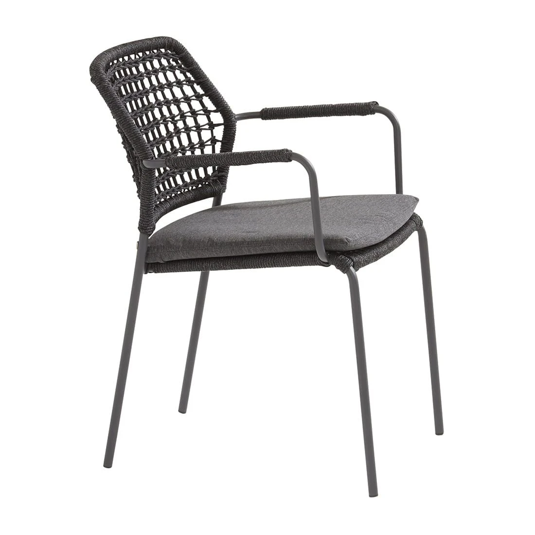 4Seasons Barista Stapelsessel 59x63x81 Cm Aluminium/Rope Anthrazit 4 4Seasons Barista Stapelsessel 59x63x81 Cm Aluminium/Rope Anthrazit – Bild 2