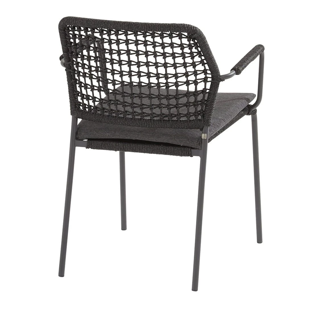 4Seasons Barista Stapelsessel 59x63x81 Cm Aluminium/Rope Anthrazit 6 4Seasons Barista Stapelsessel 59x63x81 Cm Aluminium/Rope Anthrazit – Bild 4