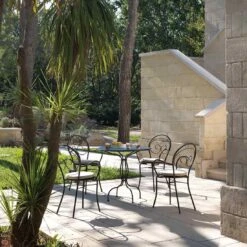 Vermobil Mimmo Stapelsessel Stahl Antikgrau -GartenMöbelPro Verkäufe 1299378 3