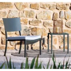 Vermobil Mogan Loungesessel Stahl Antikgrau -GartenMöbelPro Verkäufe 1300346 3