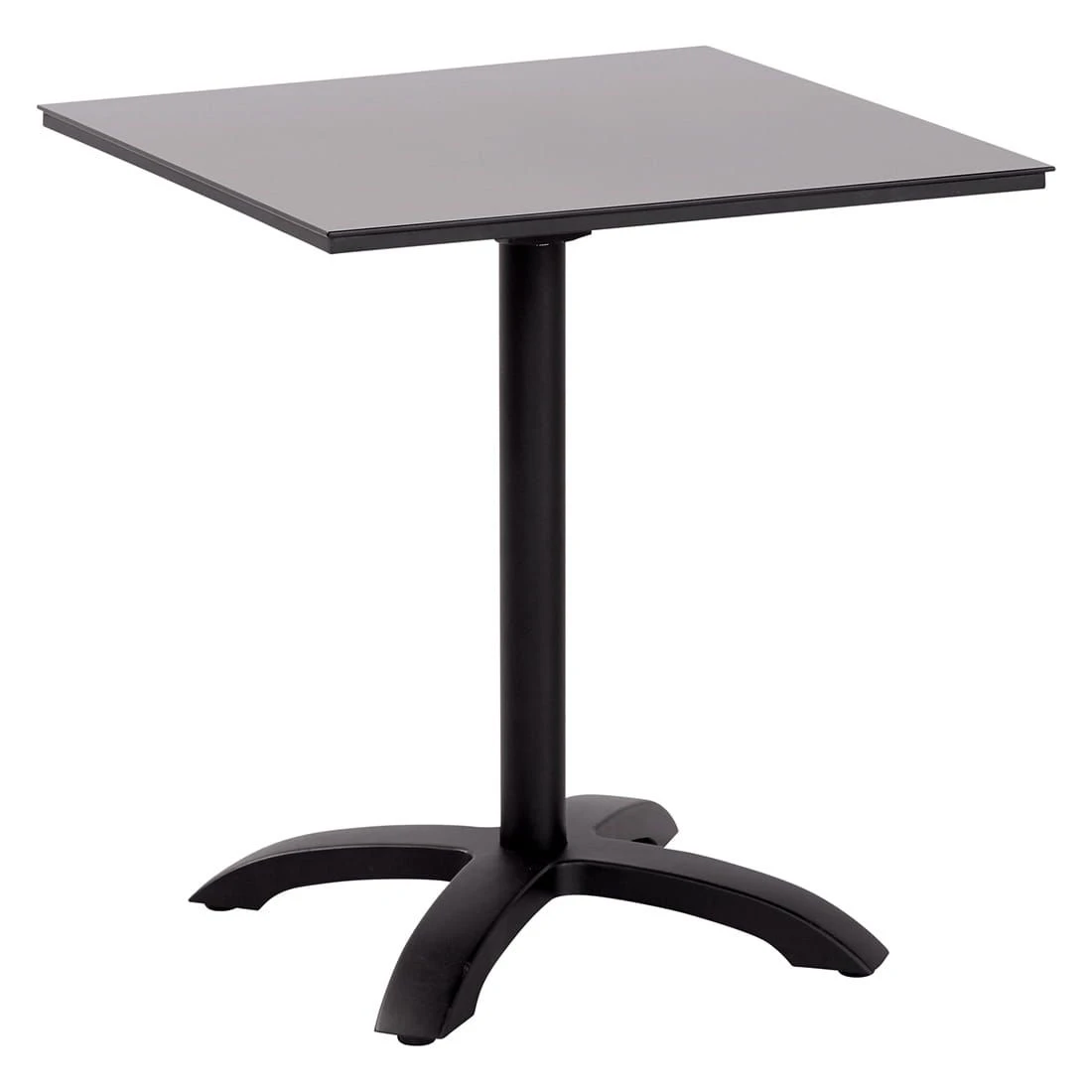 Hartman Sophie Bistro Beistelltisch 68x68 Cm Aluminium/HPL Schwarz 3 Hartman Sophie Bistro Beistelltisch 68x68 Cm Aluminium/HPL Schwarz