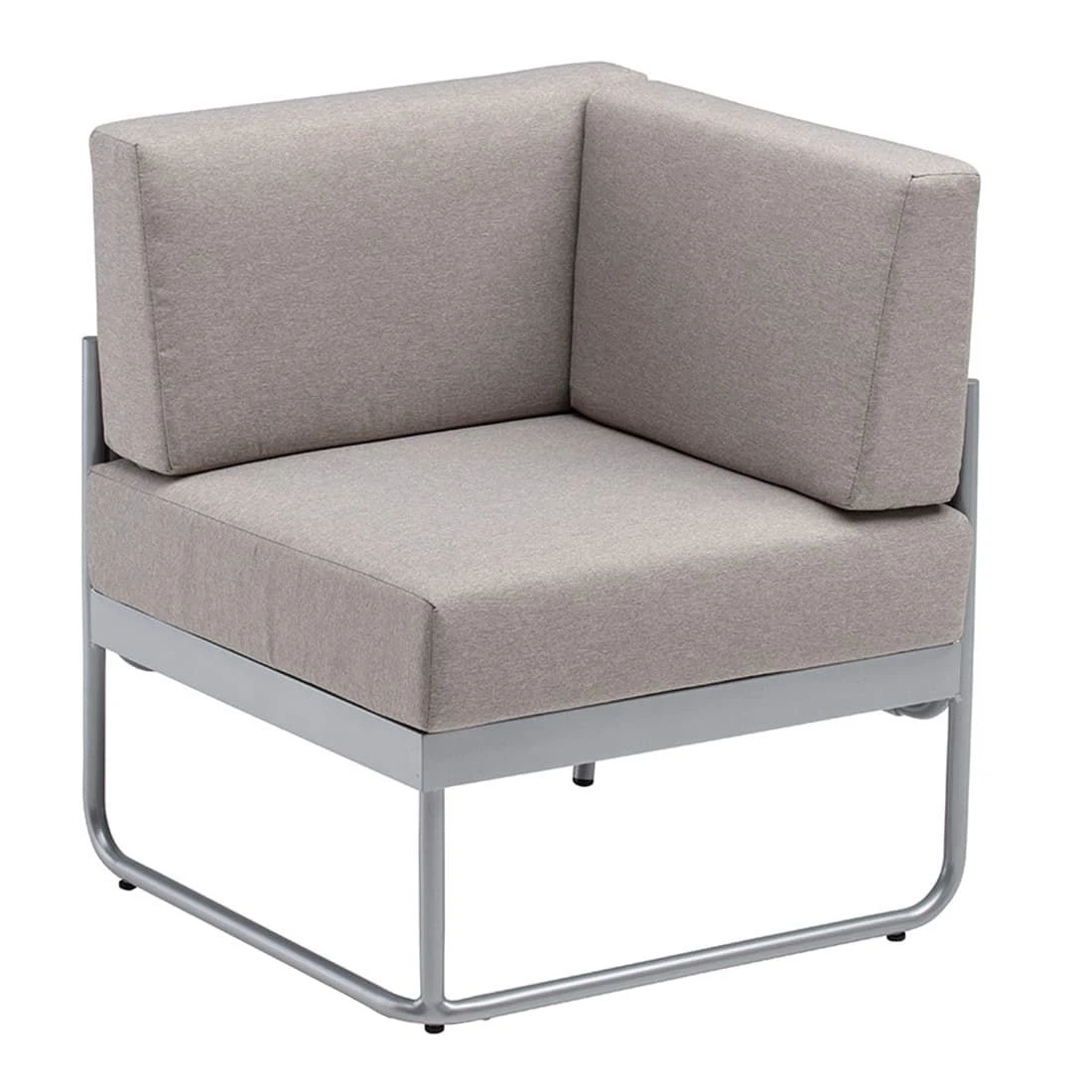 Kettler Endless Summer Eck-/Endmodul Aluminium/Rope Silber/Hellgrau 3 Kettler Endless Summer Eck-/Endmodul Aluminium/Rope Silber/Hellgrau