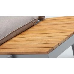 Kettler Straight Eck-/Endmodul Aluminium/Teak/Olefin Silber/Beige-Braun -GartenMöbelPro Verkäufe 1306297 3