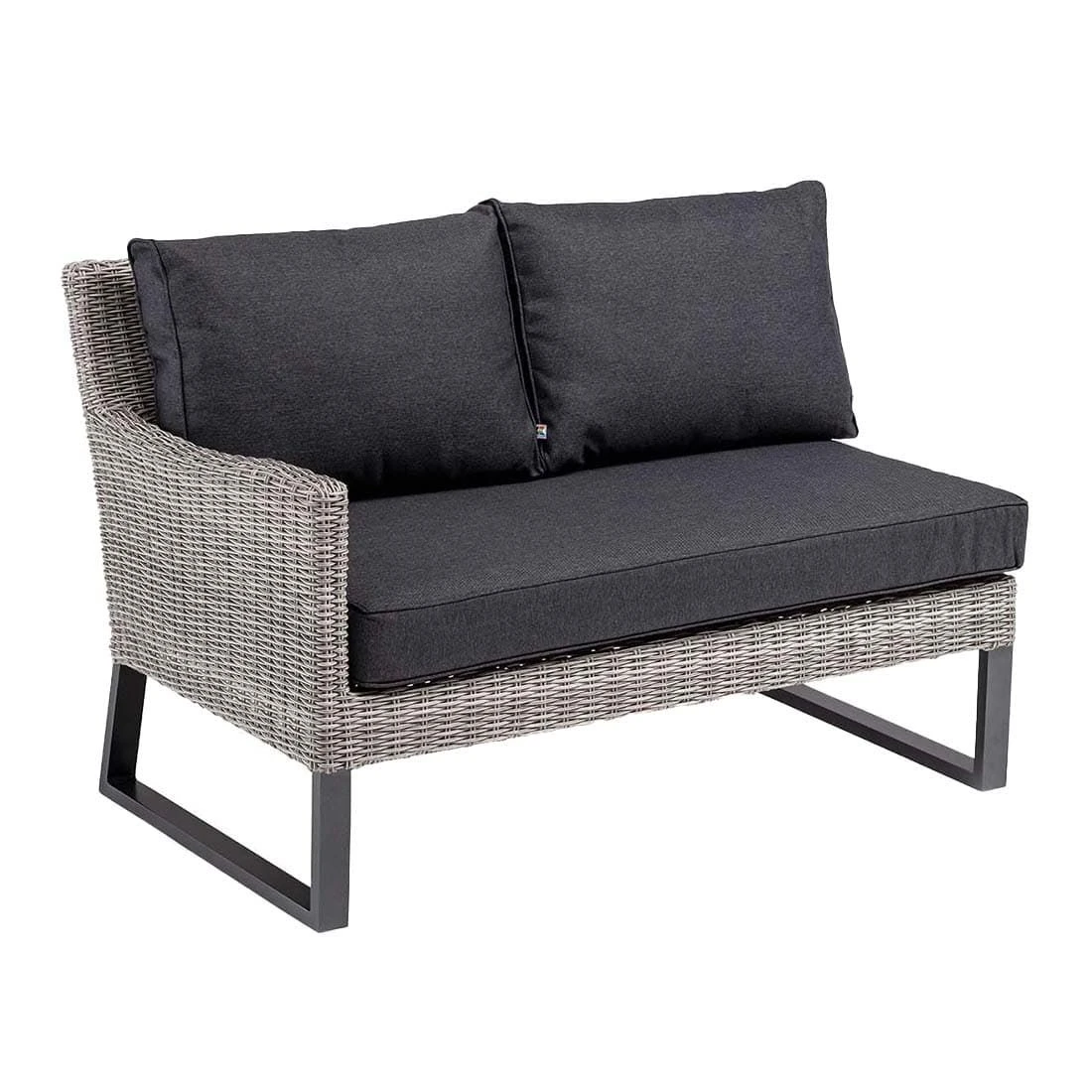 Kettler Palma Wing Endmodul Geflecht/Olefin White Wash/Anthrazit 4 Kettler Palma Wing Endmodul Geflecht/Olefin White Wash/Anthrazit – Bild 2