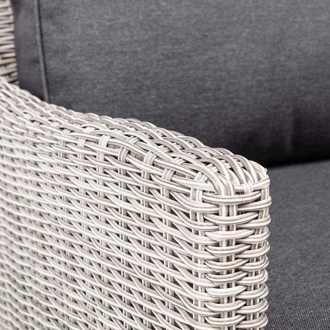 Kettler Palma Wing Endmodul Geflecht/Olefin White Wash/Anthrazit 5 Kettler Palma Wing Endmodul Geflecht/Olefin White Wash/Anthrazit – Bild 3