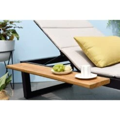 LifestyleGarden Jimmy Gartenliege Aluminium/Textilene Magnesium Grau/Leinenfarben -GartenMöbelPro Verkäufe 1307969 7