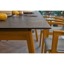 Musterring France Gartentisch 220x100cm Teak/HPL Teak/Granit -GartenMöbelPro Verkäufe 1308464 4