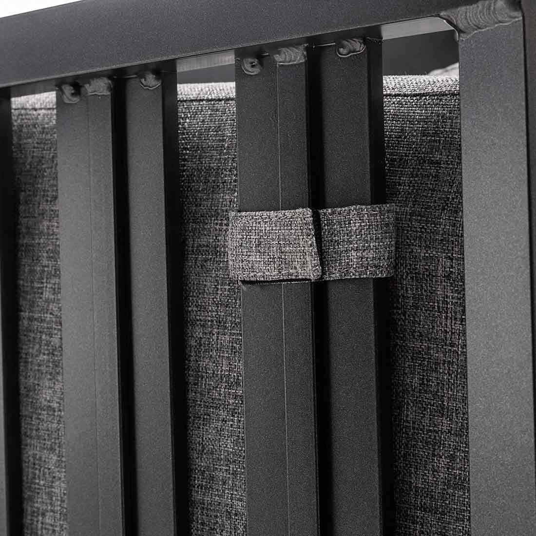 Kettler Ocean Skid City Line Gartensofa Inkl. Beistelltisch Alu/Olefin Anthrazit/Hellgrau Meliert 9 Kettler Ocean Skid City Line Gartensofa Inkl. Beistelltisch Alu/Olefin Anthrazit/Hellgrau Meliert – Bild 7