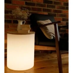 VON HASTEDT Pro Drum PLUS SMART Beistelltisch 37cm LED Weiß -GartenMöbelPro Verkäufe 1325822 3