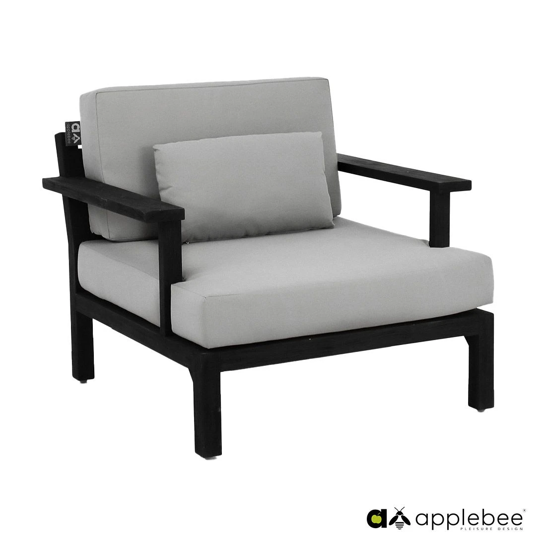 Apple Bee XXL-Factor Loungesessel Teak/Bee Wett Black/Stir 3 Apple Bee XXL-Factor Loungesessel Teak/Bee Wett Black/Stir
