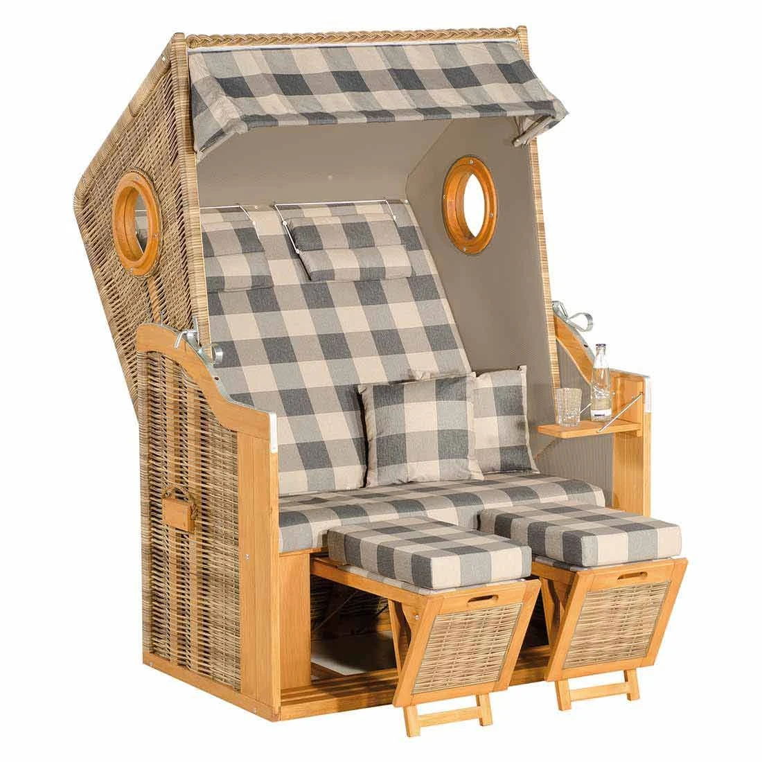 Sunny Smart Rustikal 30 Z Strandkorb Pinie/Geflecht Natura-Antik 3 Sunny Smart Rustikal 30 Z Strandkorb Pinie/Geflecht Natura-Antik