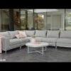 Kettler Ego Modular Gartensofa Aluminium/Sunbrella® Anthrazit/Sooty