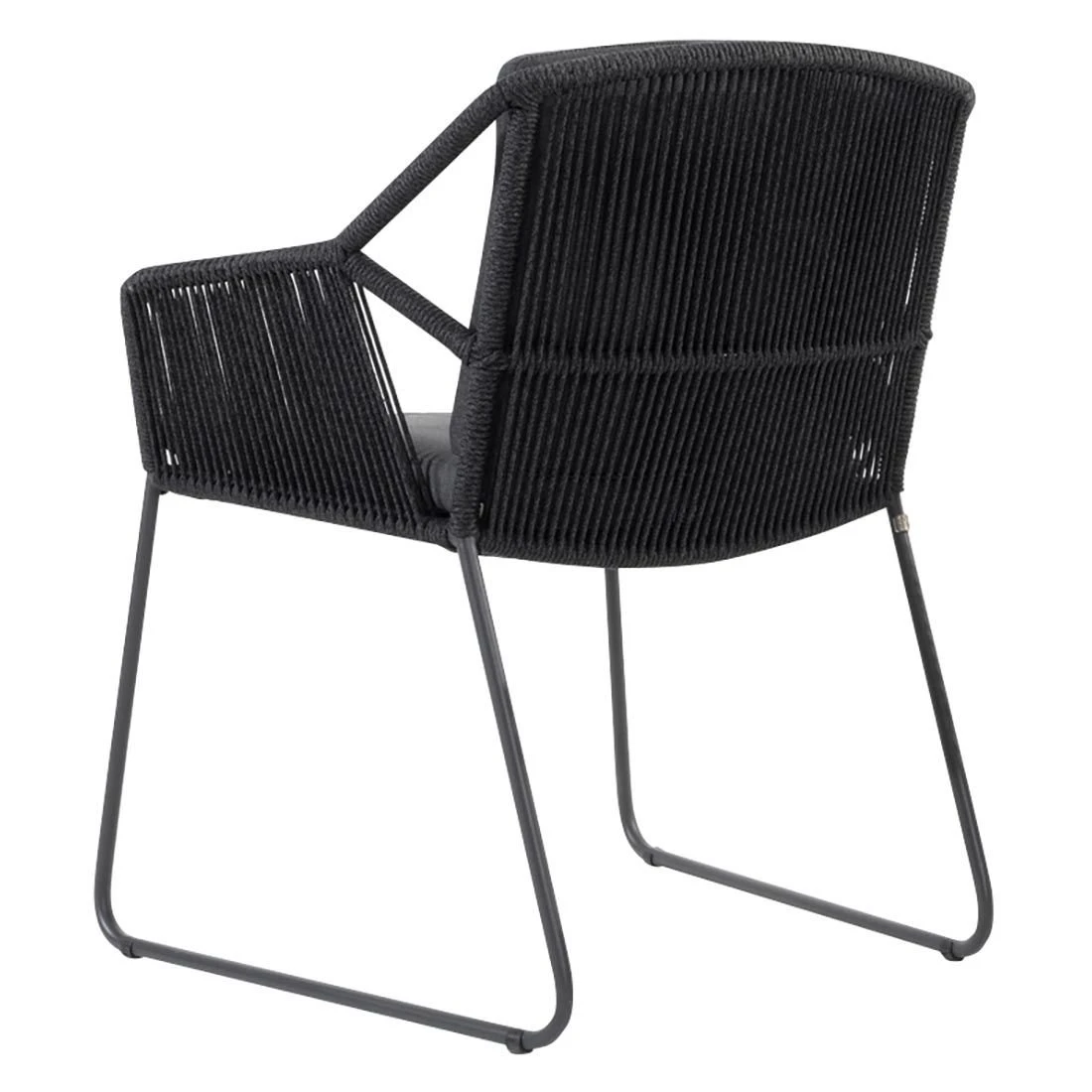 4Seasons Accor Gartensessel Edelstahl/Rope Inkl. Kissen Anthrazit 4 4Seasons Accor Gartensessel Edelstahl/Rope Inkl. Kissen Anthrazit – Bild 2