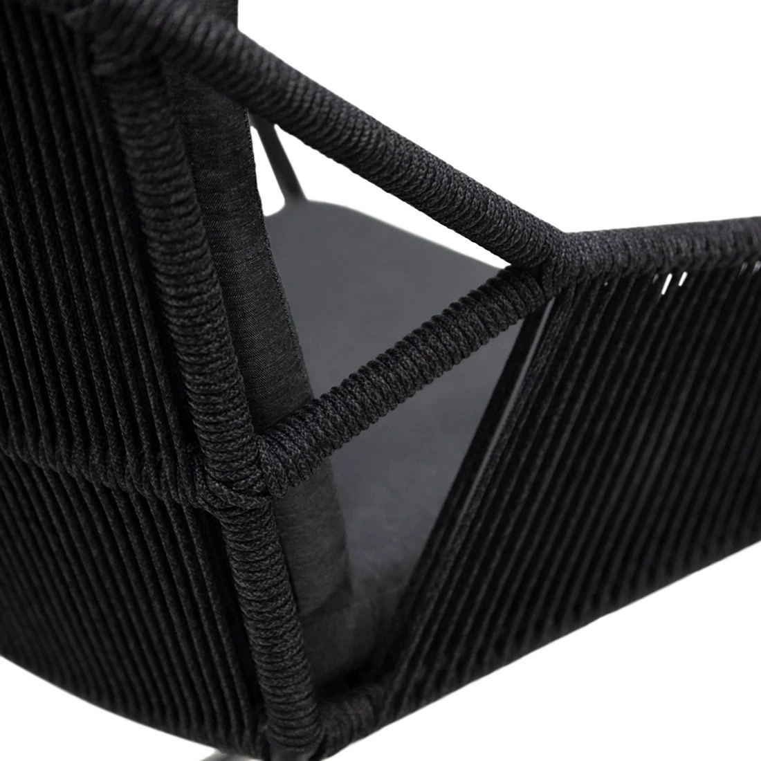 4Seasons Accor Gartensessel Edelstahl/Rope Inkl. Kissen Anthrazit 6 4Seasons Accor Gartensessel Edelstahl/Rope Inkl. Kissen Anthrazit – Bild 4