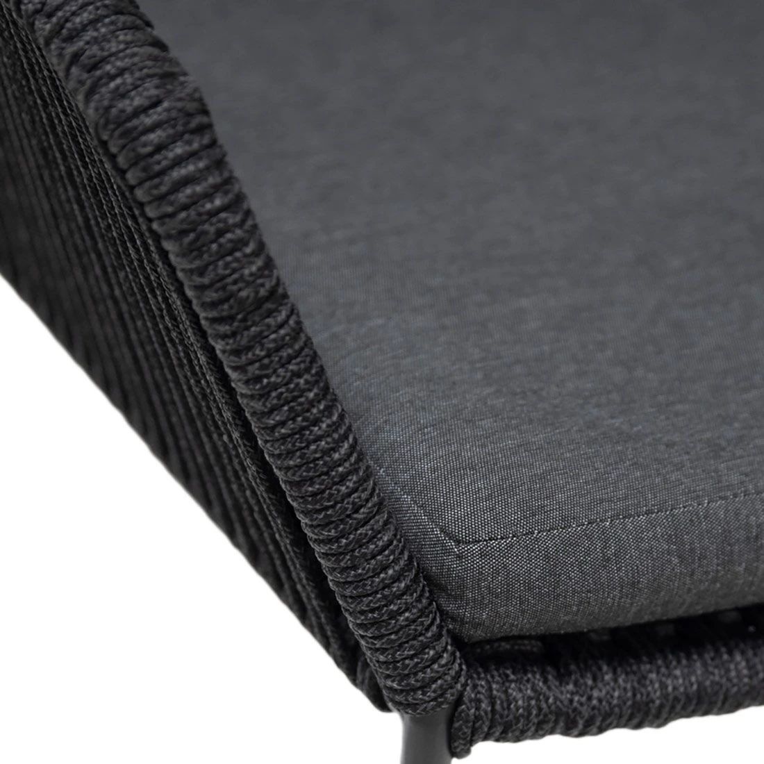 4Seasons Accor Gartensessel Edelstahl/Rope Inkl. Kissen Anthrazit 10 4Seasons Accor Gartensessel Edelstahl/Rope Inkl. Kissen Anthrazit – Bild 8