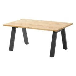 4Seasons Ambassador Kaffeetisch 120x70cm Edelstahl/Teak Anthrazit/Natur -GartenMöbelPro Verkäufe 4seasons ambassador kaffeetisch 120x70cm 1356809 3