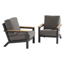 4Seasons Capitol Loungesessel Aluminium/Olefin Anthrazit -GartenMöbelPro Verkäufe 4seasons capitol loungesessel aluminium olefin 1355577 5