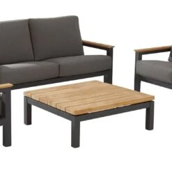 4Seasons Capitol Loungeset 4-tlg. Mit Tisch 90x90cm Anthrazit -GartenMöbelPro Verkäufe 4seasons capitol loungeset 4 tlg mit tisch 90x90cm 1412271 2