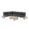 4Seasons Country Ecklounge 5-tlg. Mit Tisch 110x65cm Anthrazit/Natur -GartenMöbelPro Verkäufe 4seasons country loungeecke t 5 tlg mit tisch 110x65cm 1412315 1