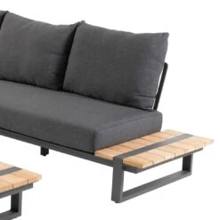 4Seasons Country Ecklounge 5-tlg. Mit Tisch 110x65cm Anthrazit/Natur -GartenMöbelPro Verkäufe 4seasons country loungeecke t 5 tlg mit tisch 110x65cm 1412315 3