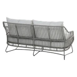 4Seasons Sempre Gartensofa Edelstahl/Rope Inkl. Kissen Anthrazit/Silbergrau -GartenMöbelPro Verkäufe 4seasons sempre 2 5 sitzersofa edelstahl rope inkl kissen 1355995 2