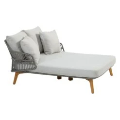 4Seasons Sempre Daybed Teak/Rope/Polster Silver Grey -GartenMöbelPro Verkäufe 4seasons sempre daybed teak rope polster 1356028 2