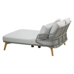 4Seasons Sempre Daybed Teak/Rope/Polster Silver Grey -GartenMöbelPro Verkäufe 4seasons sempre daybed teak rope polster 1356028 3