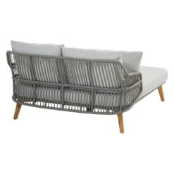 4Seasons Sempre Daybed Teak/Rope/Polster Silver Grey -GartenMöbelPro Verkäufe 4seasons sempre daybed teak rope polster 1356028 4