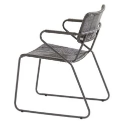 4Seasons Swing Stapelstuhl Edelstahl/Rope Anthrazit -GartenMöbelPro Verkäufe 4seasons swing stapelstuhl aluminium rope 1356864 4