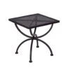 MBM Romeo Beistelltisch 50x50 Cm Schmiedeeisen Marone Antik -GartenMöbelPro Verkäufe 505387 1