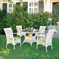 Best Madelene Stapelsessel Geflecht Creme -GartenMöbelPro Verkäufe 540851 2