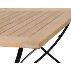 Siena Garden Peru/Mainau Biergarten-Klapptisch 120x80 Cm Stahl/Teak-Mix Schwarz -GartenMöbelPro Verkäufe 545955 2