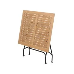 Siena Garden Peru/Mainau Biergarten-Klapptisch 120x80 Cm Stahl/Teak-Mix Schwarz -GartenMöbelPro Verkäufe 545955 6